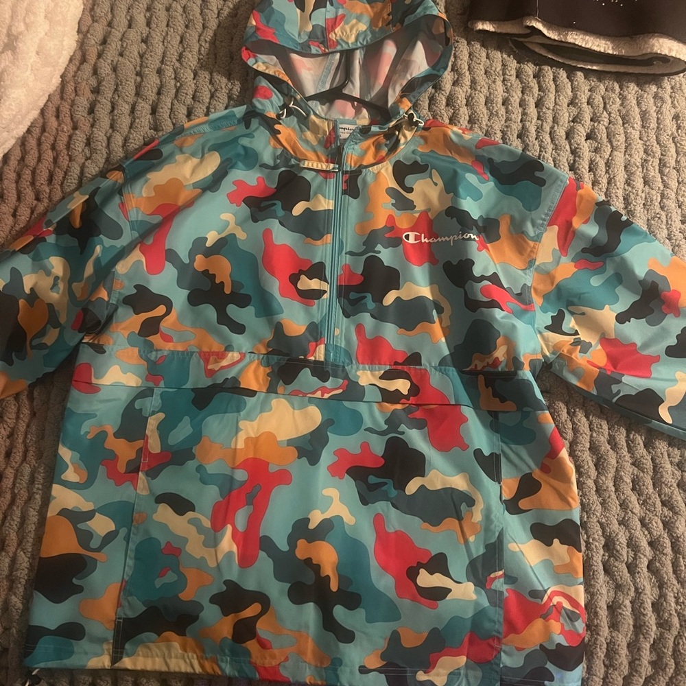 Champion Multicolor Camo Windbreaker
